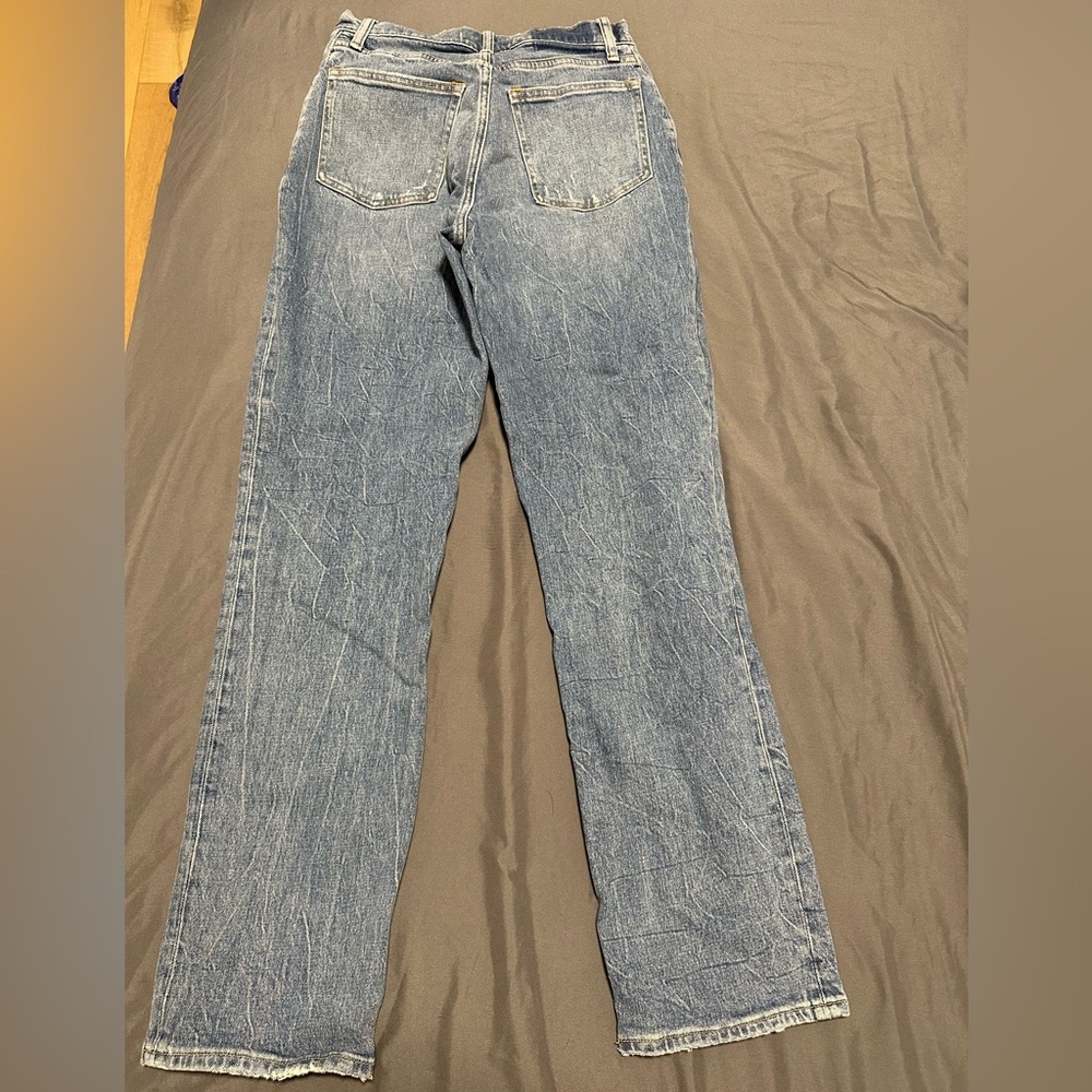 Abercrombie & Fitch curve love 90s straight jean, size 27 - Picture 4 of 9